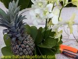 Rustic centerpiece bali wedding 