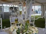 Vintage flower centerpiece