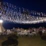 Fairy light curtain warm white 